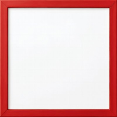 Red Picture Frame with White Mat
