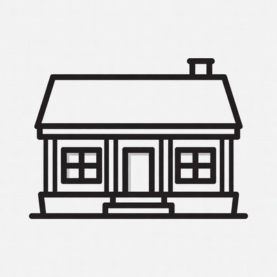Simple House Line Icon