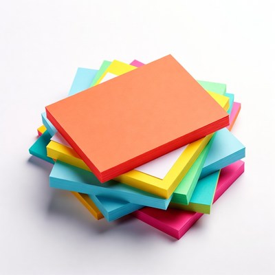 Colorful Sticky Notes Stack