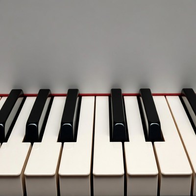 Black and white piano keys