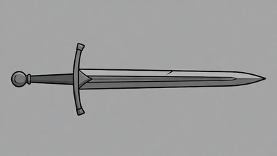 Medieval Sword Illustration