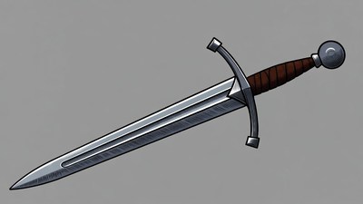 Medieval Sword Illustration