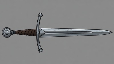 Medieval Sword Illustration