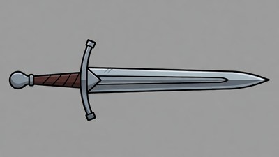 Medieval Sword Illustration