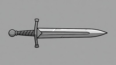 Medieval Sword Illustration