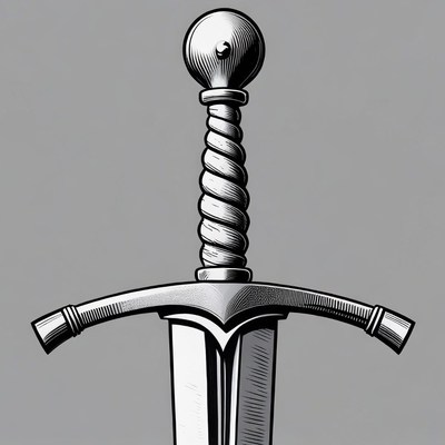 Medieval Sword Illustration