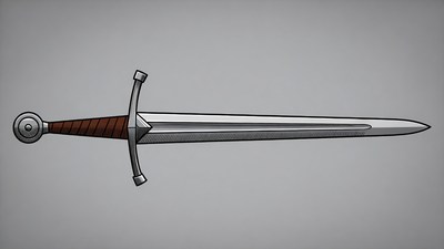 Medieval Sword Illustration