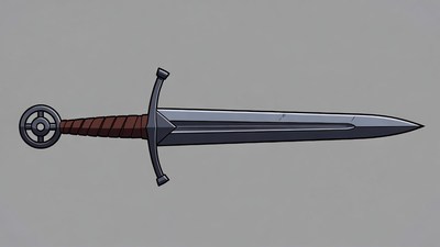Medieval Sword Illustration