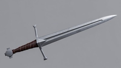 Medieval Longsword with Leather Grip
