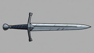 Medieval Sword Illustration
