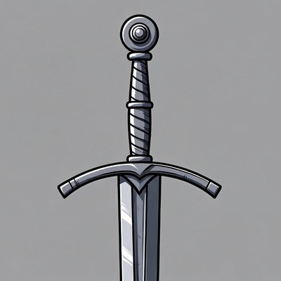 Medieval Sword Illustration