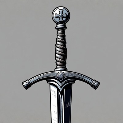 Medieval Sword with Cross Hilts