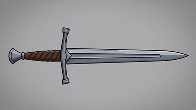 Medieval Sword Illustration