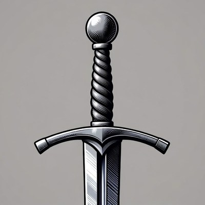 Medieval Sword Illustration