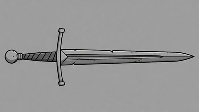 Medieval Sword Illustration