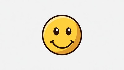 Smiling Yellow Cartoon Emoji