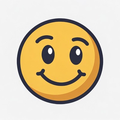 Smiling emoji with squinted eyes