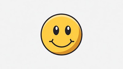 Smiling Yellow Emoticon Face