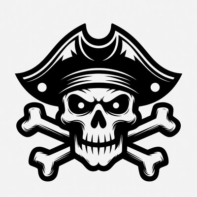 Pirate Skull with Crossbones