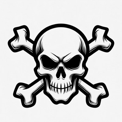 Skull and Crossbones Symbol