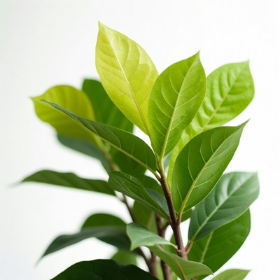 Fresh Green Plant Leaves