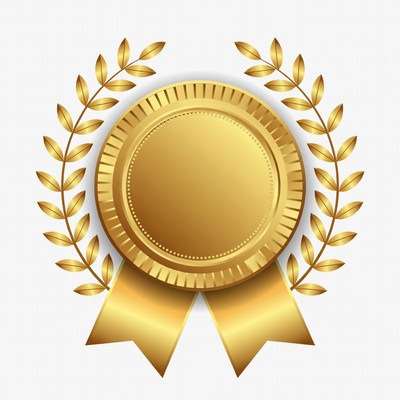 Gold Laurel Wreath Medal
