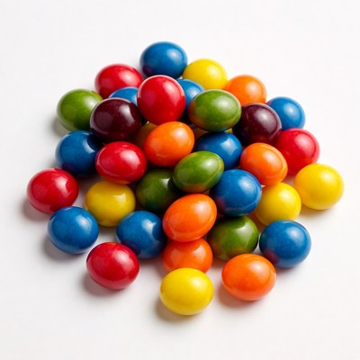 Colorful Candy Balls Pile