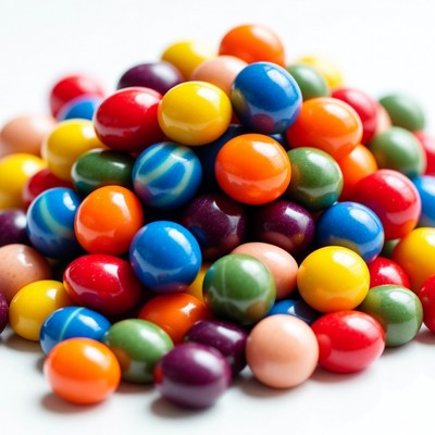 Colorful Candy Balls Pile