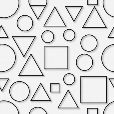 Geometric Shapes Seamless Pattern