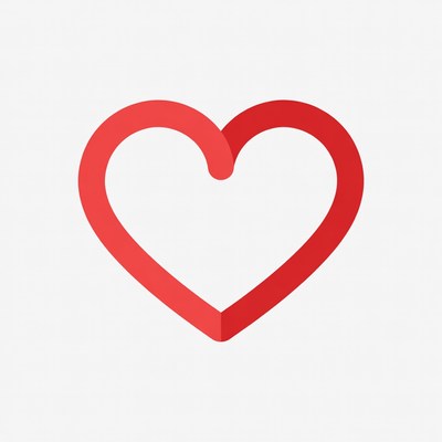 Red heart icon