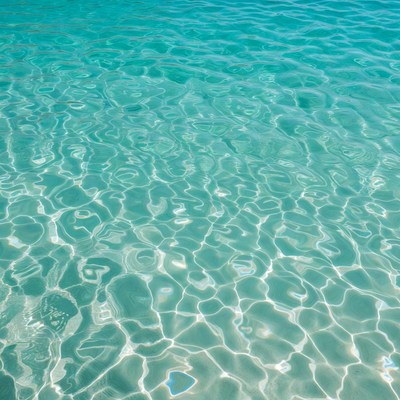 Crystal Clear Turquoise Ocean Water