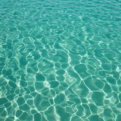 Crystal Clear Turquoise Ocean Water
