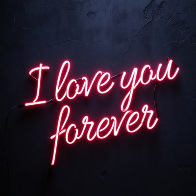 I Love You Forever Neon Sign