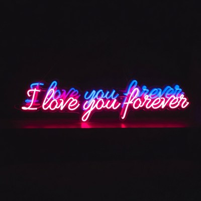I Love You Forever Neon Sign