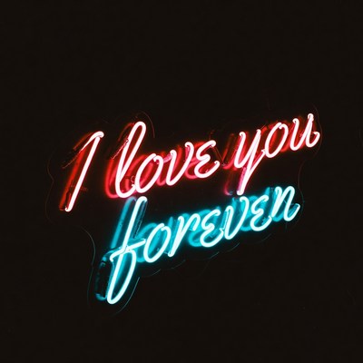 I Love You Forever Neon Sign