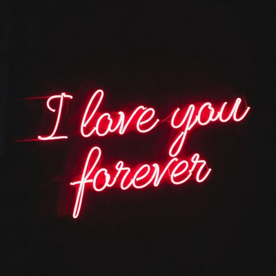 I Love You Forever Neon Sign
