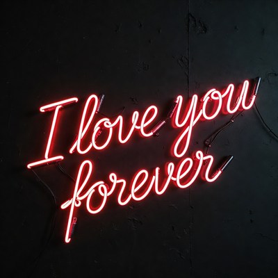 I Love You Forever Neon Sign
