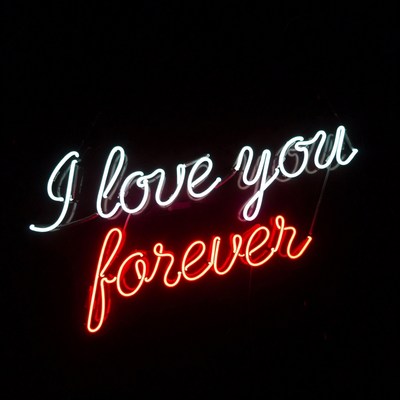 I Love You Forever Neon Sign