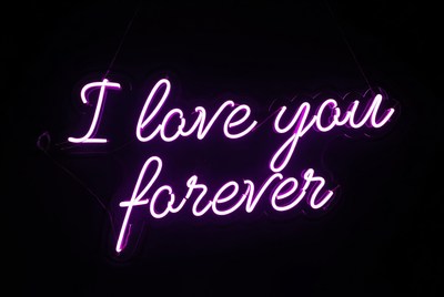I Love You Forever Neon Sign