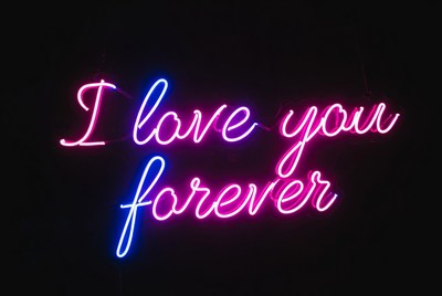 I Love You Forever Neon Sign