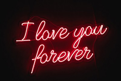 I Love You Forever Neon Sign