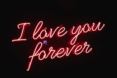 I Love You Forever Neon Sign