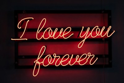 I Love You Forever Neon Sign
