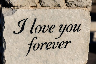 I Love You Forever Stone Engraving