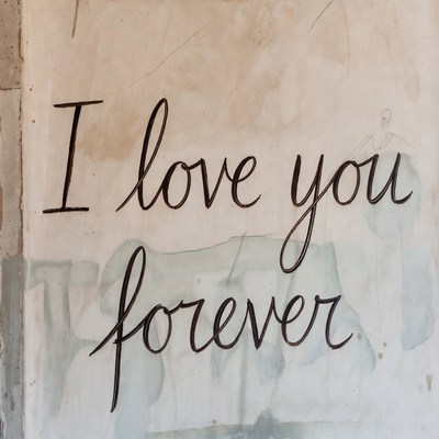 I Love You Forever graffiti