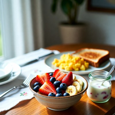 Berry Banana Yogurt Breakfast Bowl