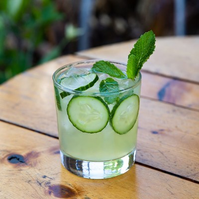 Cucumber Mint Gimlet Cocktail