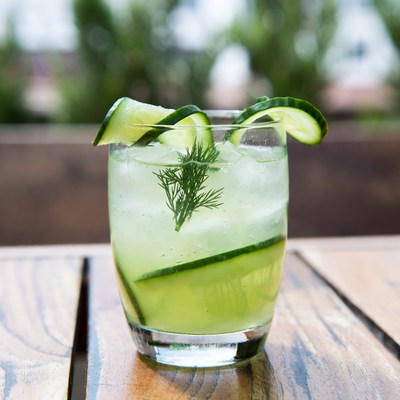 Cucumber Dill Gimlet Cocktail