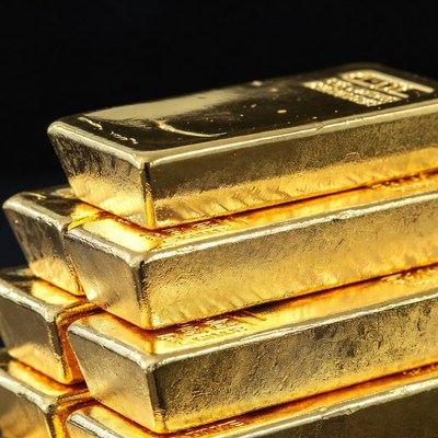 Stack of gold bars