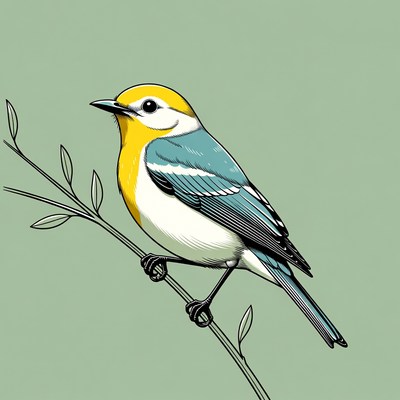 Yellow-breasted Chat perched on branch